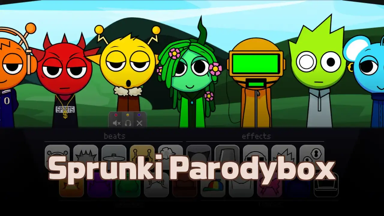 Music creation system in Parodybox Sprunki